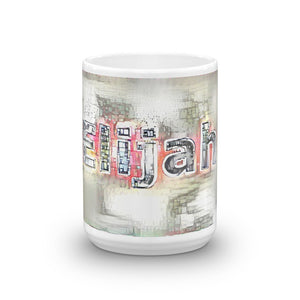 Elijah Mug Ink City Dream 15oz front view