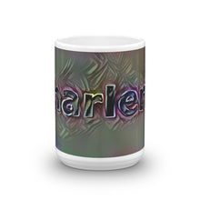 Load image into Gallery viewer, Charlene Mug Dark Rainbow 15oz front view