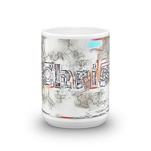 Chris Mug Frozen City 15oz front view