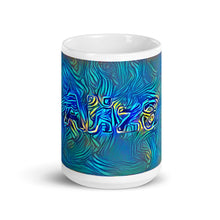 Load image into Gallery viewer, Aliza Mug Night Surfing 15oz front view
