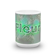 Load image into Gallery viewer, Fleur Mug Nuclear Lemonade 15oz front view