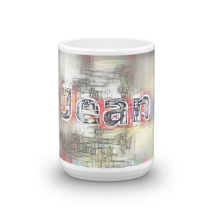 Jean Mug Ink City Dream 15oz front view
