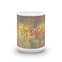 Load image into Gallery viewer, Lynette Mug Transdimensional Caveman 15oz front view