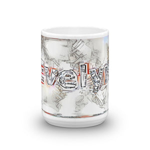 Evelyn Mug Frozen City 15oz front view