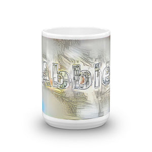 Abbie Mug Victorian Fission 15oz front view