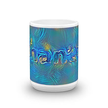 Load image into Gallery viewer, Chantel Mug Night Surfing 15oz front view