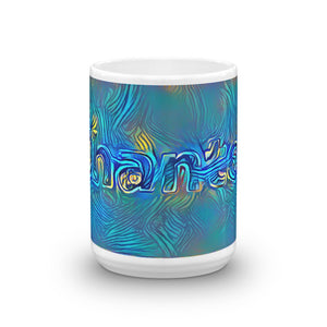 Chantel Mug Night Surfing 15oz front view