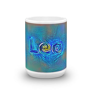 Leo Mug Night Surfing 15oz front view