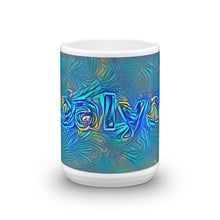 Load image into Gallery viewer, Adalynn Mug Night Surfing 15oz front view