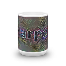 Load image into Gallery viewer, Harper Mug Dark Rainbow 15oz front view