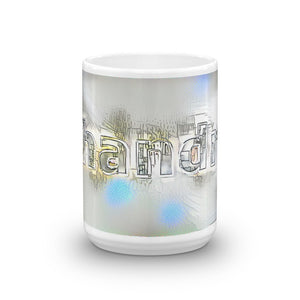 Chandra Mug Victorian Fission 15oz front view