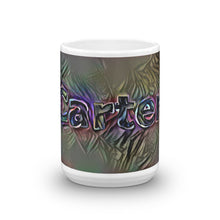 Load image into Gallery viewer, Carter Mug Dark Rainbow 15oz front view