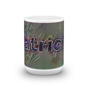 Patricia Mug Dark Rainbow 15oz front view