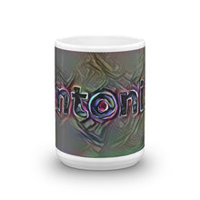 Load image into Gallery viewer, Antonia Mug Dark Rainbow 15oz front view