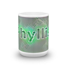Load image into Gallery viewer, Phyllis Mug Nuclear Lemonade 15oz front view