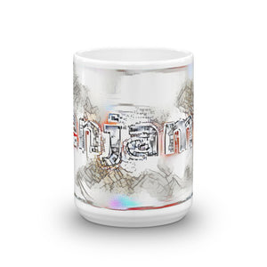 Benjamin Mug Frozen City 15oz front view