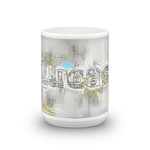 Lucas Mug Victorian Fission 15oz front view