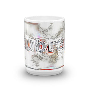 Aubrey Mug Frozen City 15oz front view