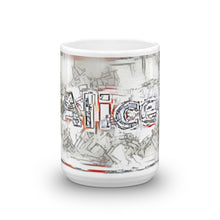 Load image into Gallery viewer, Alice Mug Frozen City 15oz front view