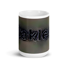 Load image into Gallery viewer, Oaklee Mug Charcoal Pier 15oz front view
