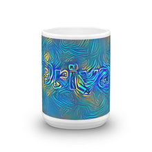 Load image into Gallery viewer, Priya Mug Night Surfing 15oz front view