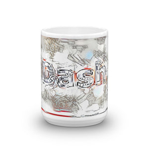 Dash Mug Frozen City 15oz front view