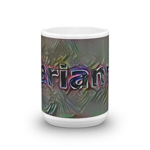 Marianne Mug Dark Rainbow 15oz front view