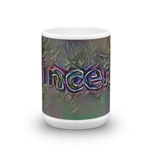 Load image into Gallery viewer, Vincent Mug Dark Rainbow 15oz front view