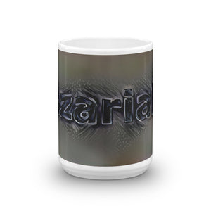 Azariah Mug Charcoal Pier 15oz front view