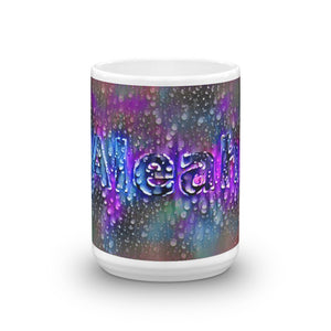 Aleah Mug Wounded Pluviophile 15oz front view