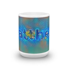 Load image into Gallery viewer, Matthew Mug Night Surfing 15oz front view