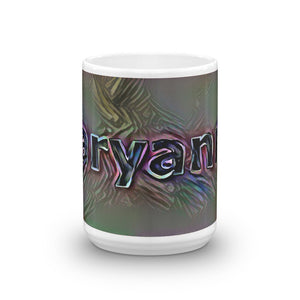 Maryanne Mug Dark Rainbow 15oz front view