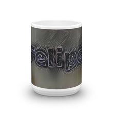 Load image into Gallery viewer, Felipe Mug Charcoal Pier 15oz front view