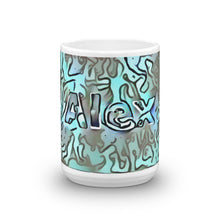 Load image into Gallery viewer, Alex Mug Insensible Camouflage 15oz front view