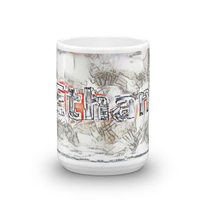 Ethan Mug Frozen City 15oz front view