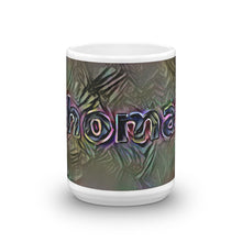 Load image into Gallery viewer, Thomas Mug Dark Rainbow 15oz front view