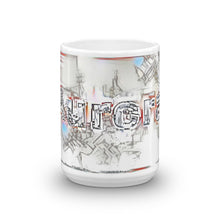 Load image into Gallery viewer, Aurora Mug Frozen City 15oz front view