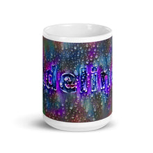 Load image into Gallery viewer, Adeline Mug Wounded Pluviophile 15oz front view