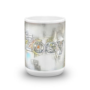 Zoey Mug Victorian Fission 15oz front view