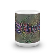 Load image into Gallery viewer, Jethro Mug Dark Rainbow 15oz front view