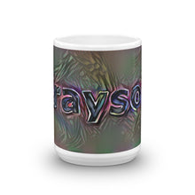 Load image into Gallery viewer, Grayson Mug Dark Rainbow 15oz front view