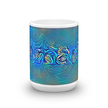 Load image into Gallery viewer, Amari Mug Night Surfing 15oz front view