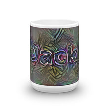 Load image into Gallery viewer, Jack Mug Dark Rainbow 15oz front view