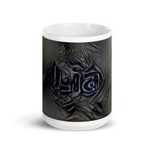 Load image into Gallery viewer, Lia Mug Charcoal Pier 15oz front view