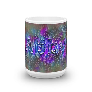 Abby Mug Wounded Pluviophile 15oz front view