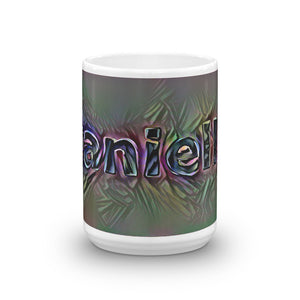 Danielle Mug Dark Rainbow 15oz front view