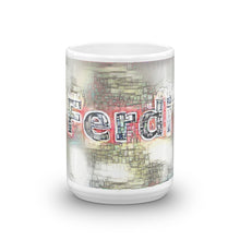 Load image into Gallery viewer, Ferdi Mug Ink City Dream 15oz front view