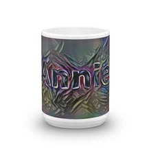 Load image into Gallery viewer, Annie Mug Dark Rainbow 15oz front view