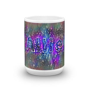 Allie Mug Wounded Pluviophile 15oz front view