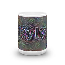 Load image into Gallery viewer, Kylo Mug Dark Rainbow 15oz front view